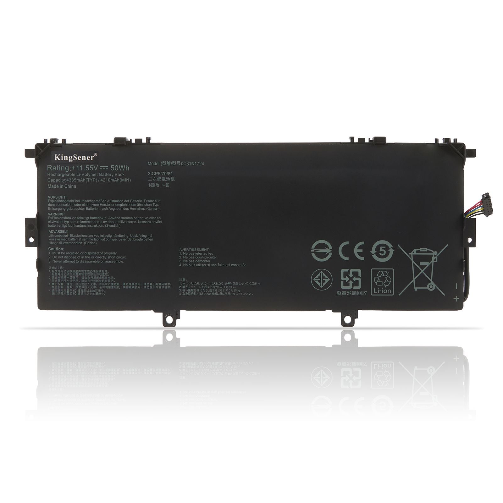 ASUS-ZenBook-50WH-4335mAh-C31N1724-Laptop-Battery