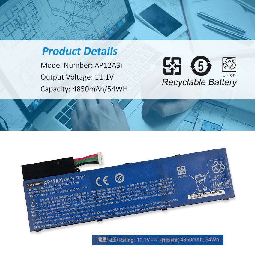 Acer-Aspire-AP12A3i-Battery-54WH