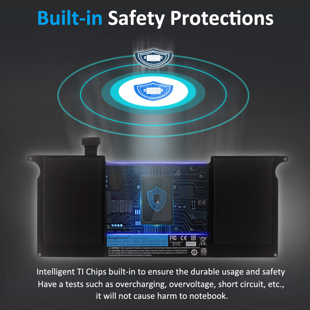 Apple-A1495-5100mAh-Laptop-Battery