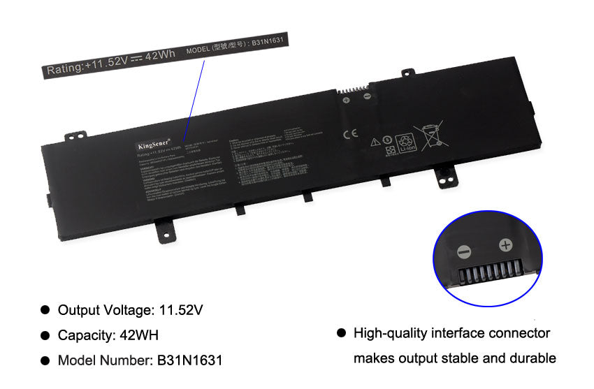 ASUS-VivoBook-15-B31N1631-Laptop-Battery-42-WH