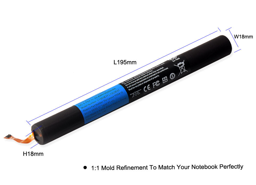 Lenovo-Yoga-L13D3E31-Tablet-battery-9000mAh 