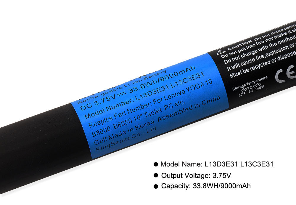 Lenovo-Yoga-L13D3E31-Tablet-battery-9000mAh 