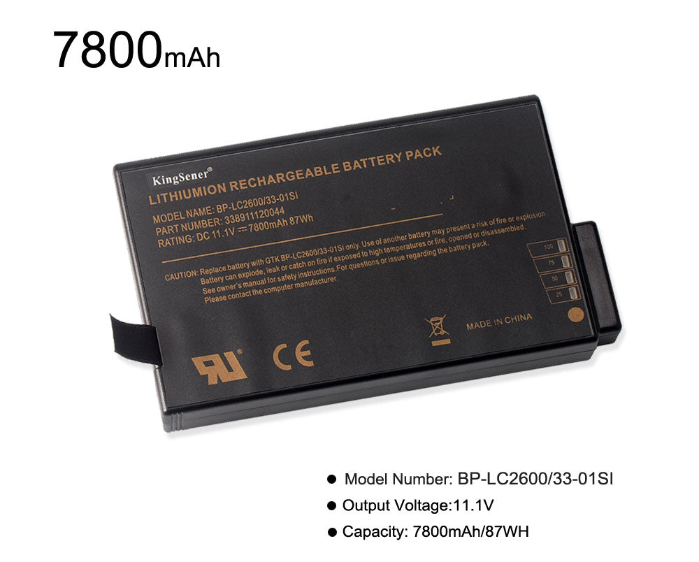 KingSener BP-LP2900/33-01PI Laptop Battery For Getac X500 V100 V1010 V200 M230 338911120104 BP-LC2600/33-01S1
