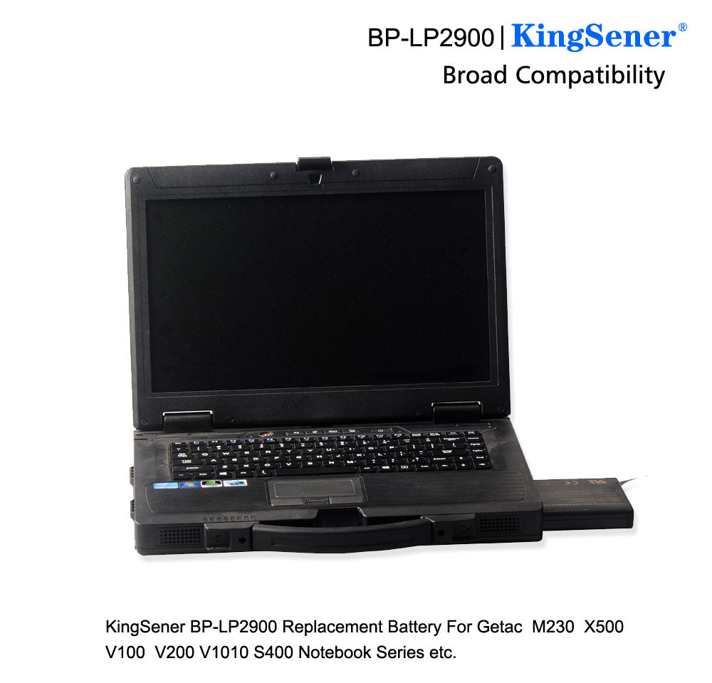 KingSener BP-LP2900/33-01PI Laptop Battery For Getac X500 V100 V1010 V200 M230 338911120104 BP-LC2600/33-01S1