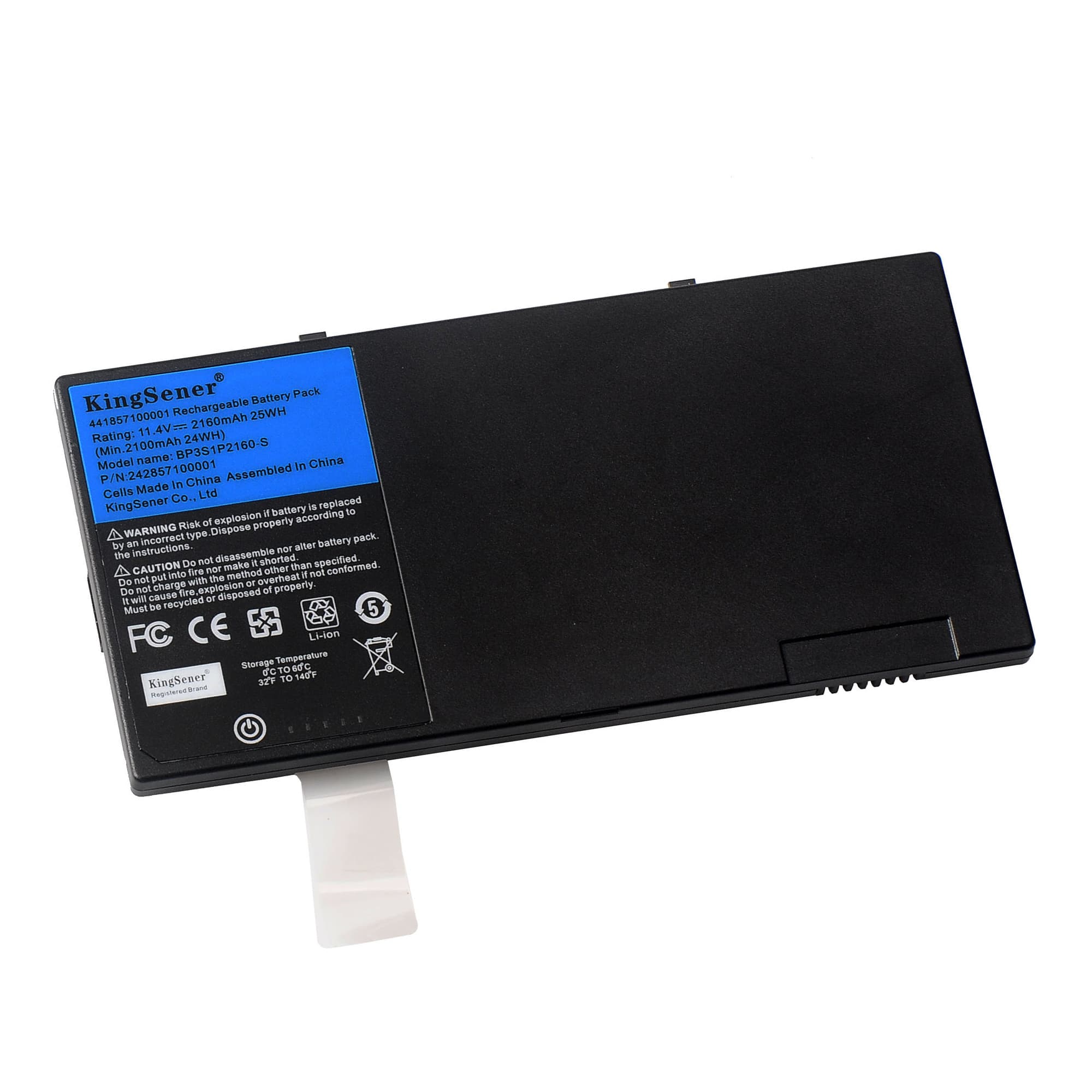 Ca KingSener BP3S1P2160-S Rechargeable Li-ion Battery for Getac F110 Tablet G8M3X2 441857100001 P/N:24285710000 441868800001
