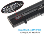KingSener BTP-DFBM Laptop Battery For Medion Akoya P6622 MD98250 P6812 MD98760 P6630 MD89560 BTP-DEBM BTP-DBBM 14.4V 4300mAh