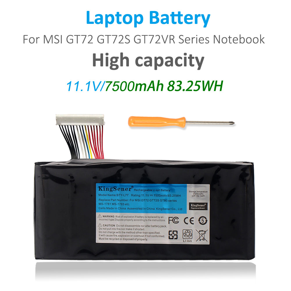 MSI-BTY-L77-83.25WH-Laptop-Battery