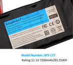 MSI-BTY-L77-83.25WH-Laptop-Battery