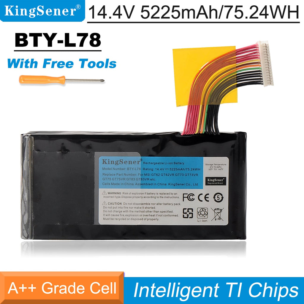 Kingsener-BTY-L78-laptop battery-5225mAh