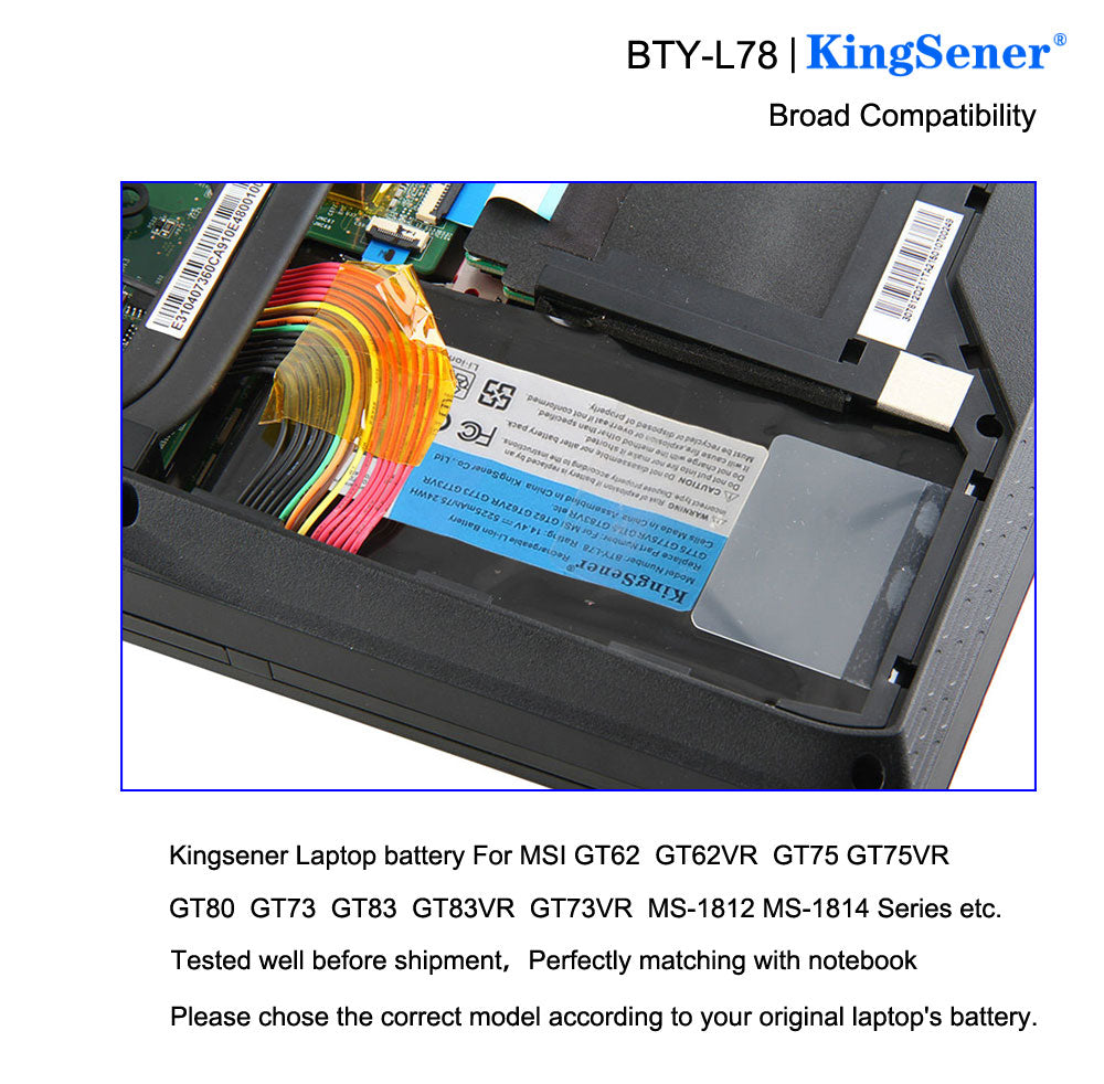 Kingsener-BTY-L78-laptop battery-5225mAh