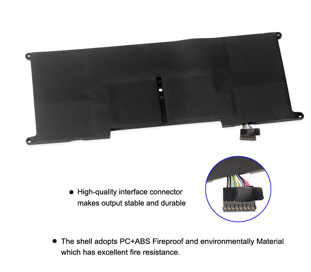 C23-UX21 Laptop Battery for ASUS ZenBook UX21A UX21E | 7.4V 4800mAh