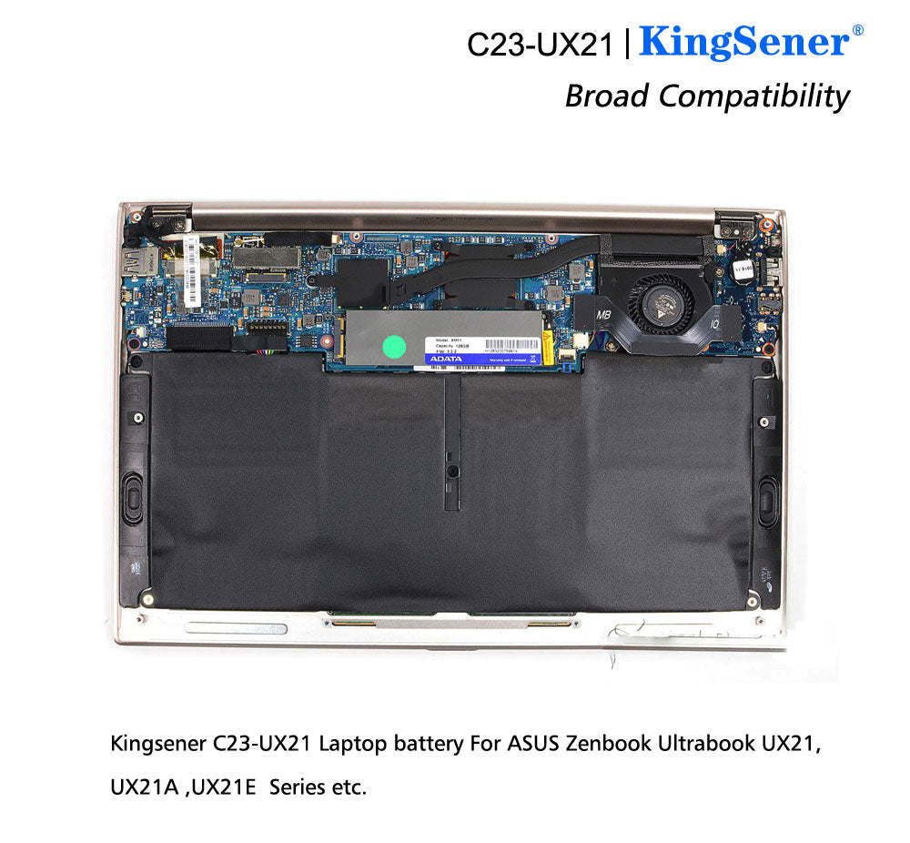 C23-UX21 Laptop Battery for ASUS ZenBook UX21A UX21E | 7.4V 4800mAh