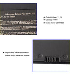 Batterie Kingsener C31N1303 pour ordinateur portable Asus ROG Essential PU401 PU401L PU401LA PU401E4288LA 11,1 V 44 Wh