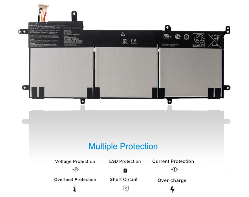 Аккумулятор для ноутбука KingSener C31N1428 для ASUS Zenbook UX305L UX305LA UX305UA C31N1428 3ICP5/91/91 11,31 В 56 Вт·ч