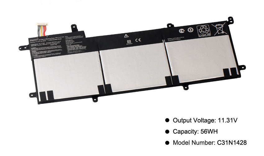 Аккумулятор для ноутбука KingSener C31N1428 для ASUS Zenbook UX305L UX305LA UX305UA C31N1428 3ICP5/91/91 11,31 В 56 Вт·ч