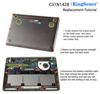 Аккумулятор для ноутбука KingSener C31N1428 для ASUS Zenbook UX305L UX305LA UX305UA C31N1428 3ICP5/91/91 11,31 В 56 Вт·ч