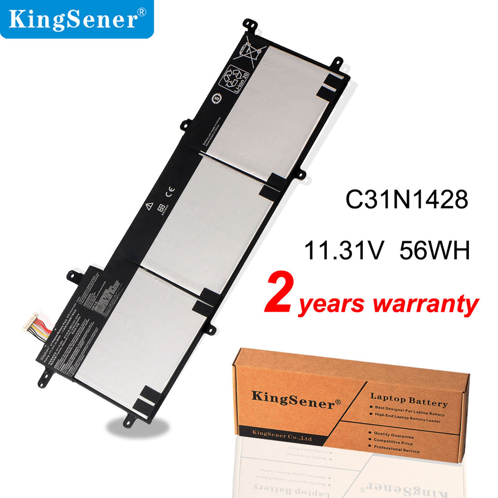 Аккумулятор для ноутбука KingSener C31N1428 для ASUS Zenbook UX305L UX305LA UX305UA C31N1428 3ICP5/91/91 11,31 В 56 Вт·ч
