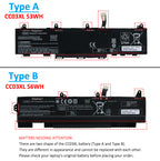 Kingsener CC03XL Laptop Battery For HP EliteBook 830 835 840 845 G7 ZBook FIREFLY 14 G8 MT32 MT46 L78555-005 11.55V 56WH
