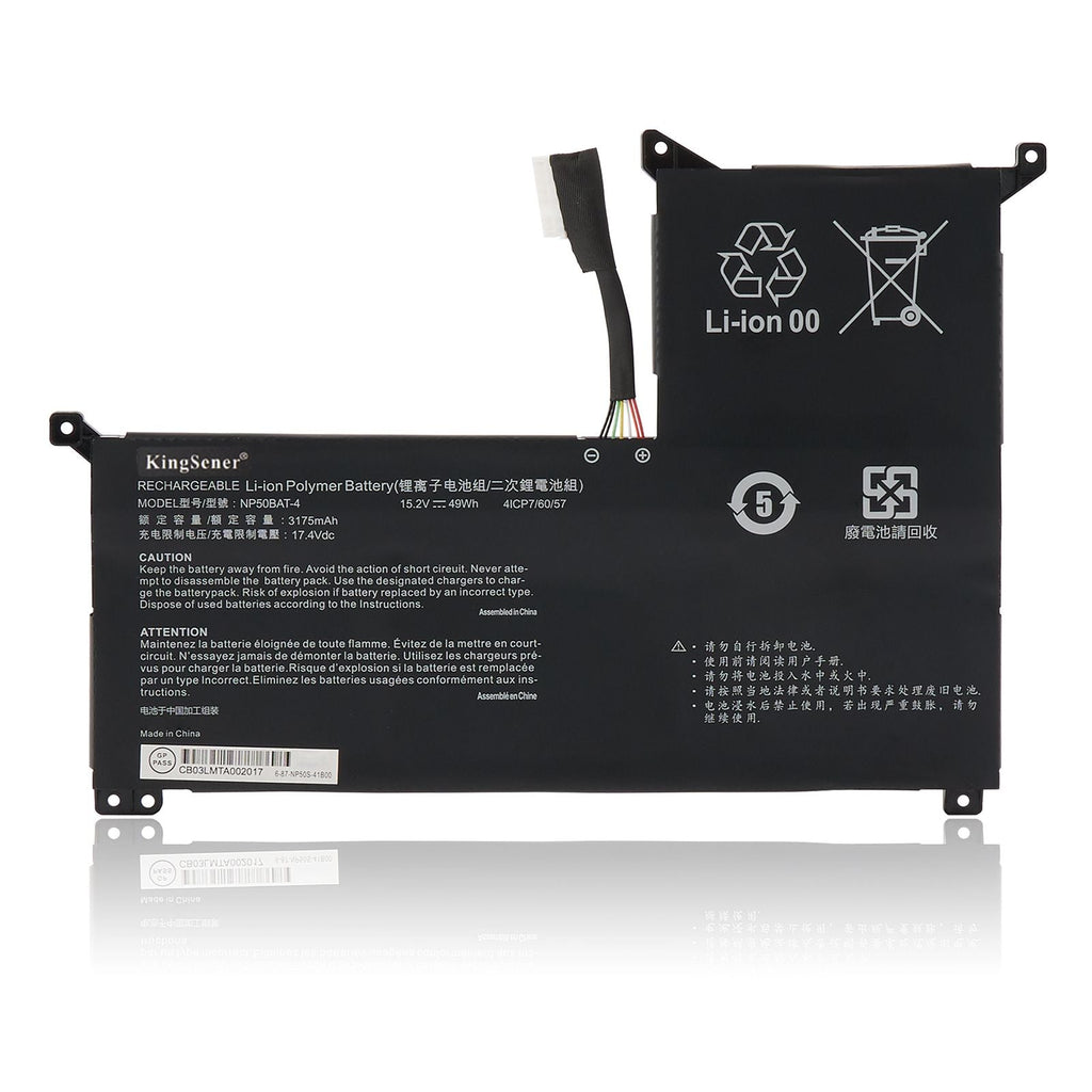 Clevo-NP50DE-49WH-3175mAh-NP50BAT-4-Laptop-Battery