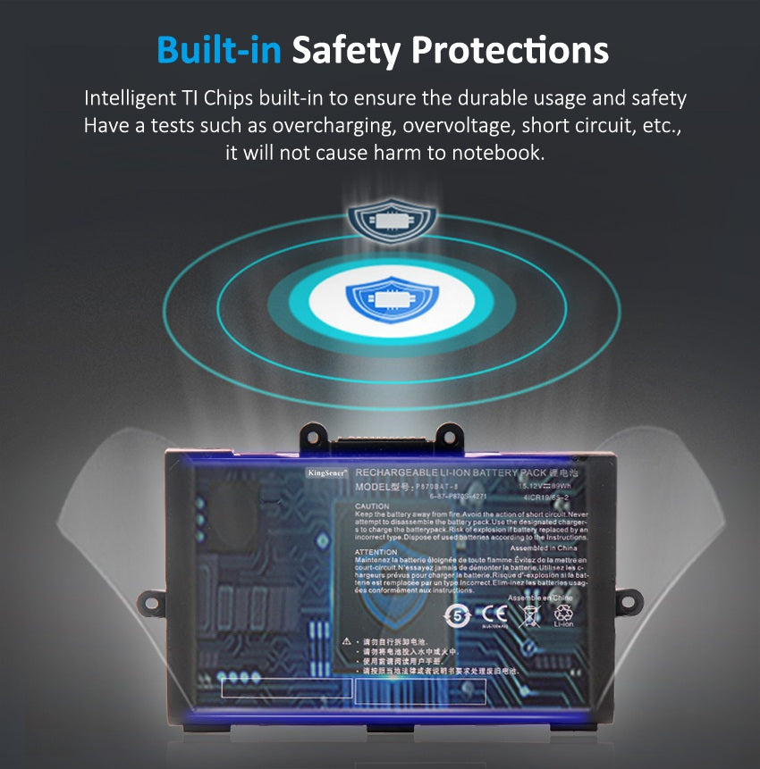 Clevo-P870BAT-8-89WH-Laptop-Battery