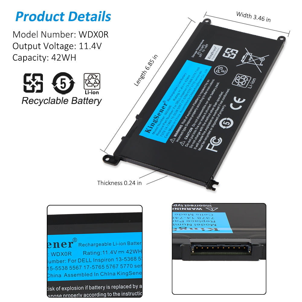    DELL-Alienware-3684mAh-42WH-WDX0R-Laptop-Battery