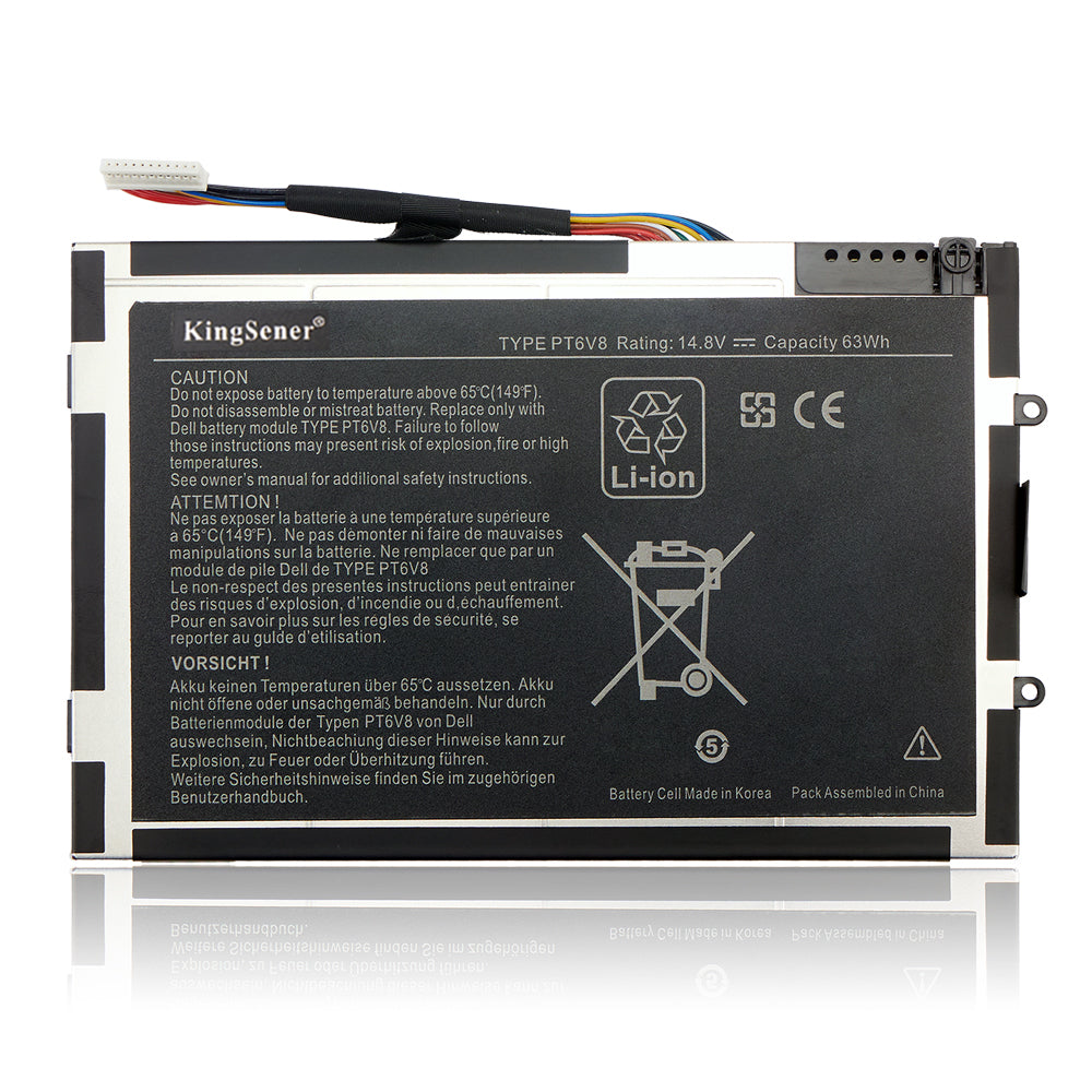 DELL-Alienware-PT6V8-Laptop-Battery-63WH