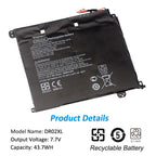 Kingsener DR02XL Laptop Battery for HP Chromebook 11 G5 Series 859027-1C1 859357-855 HSTNN-IB7M 859027-121 7.7V 43.7Wh