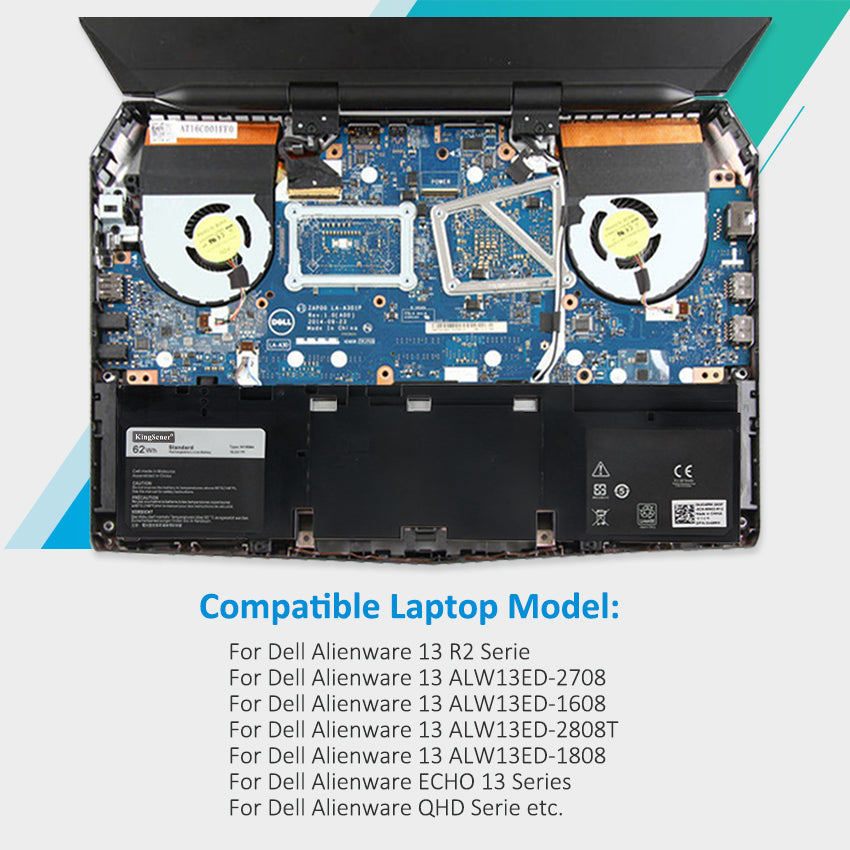 Dell-Alienware-62WH-4079mAh-3V806 N1WM4-Laptop-Battery