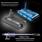 Kingsener V10 Vacuum Cleaner Battery For Dyson V10 SV12, V10 Motorhead V10 Absolute V10 Animal V10 Cordless V10 Total Cleaner V10 Fluffy V10 206340 969352-02 969042-01