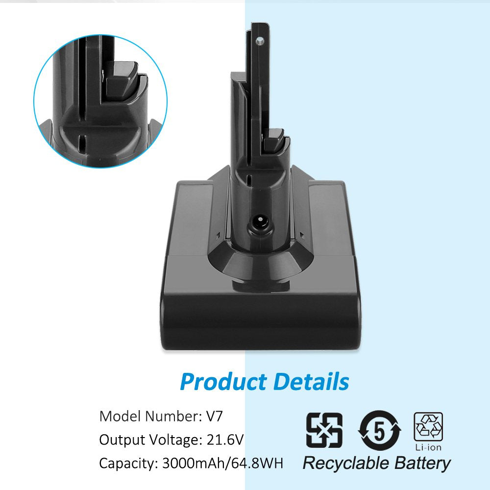 Dyson-V7-3000mAh-Vacuum-Cleaner-Battery