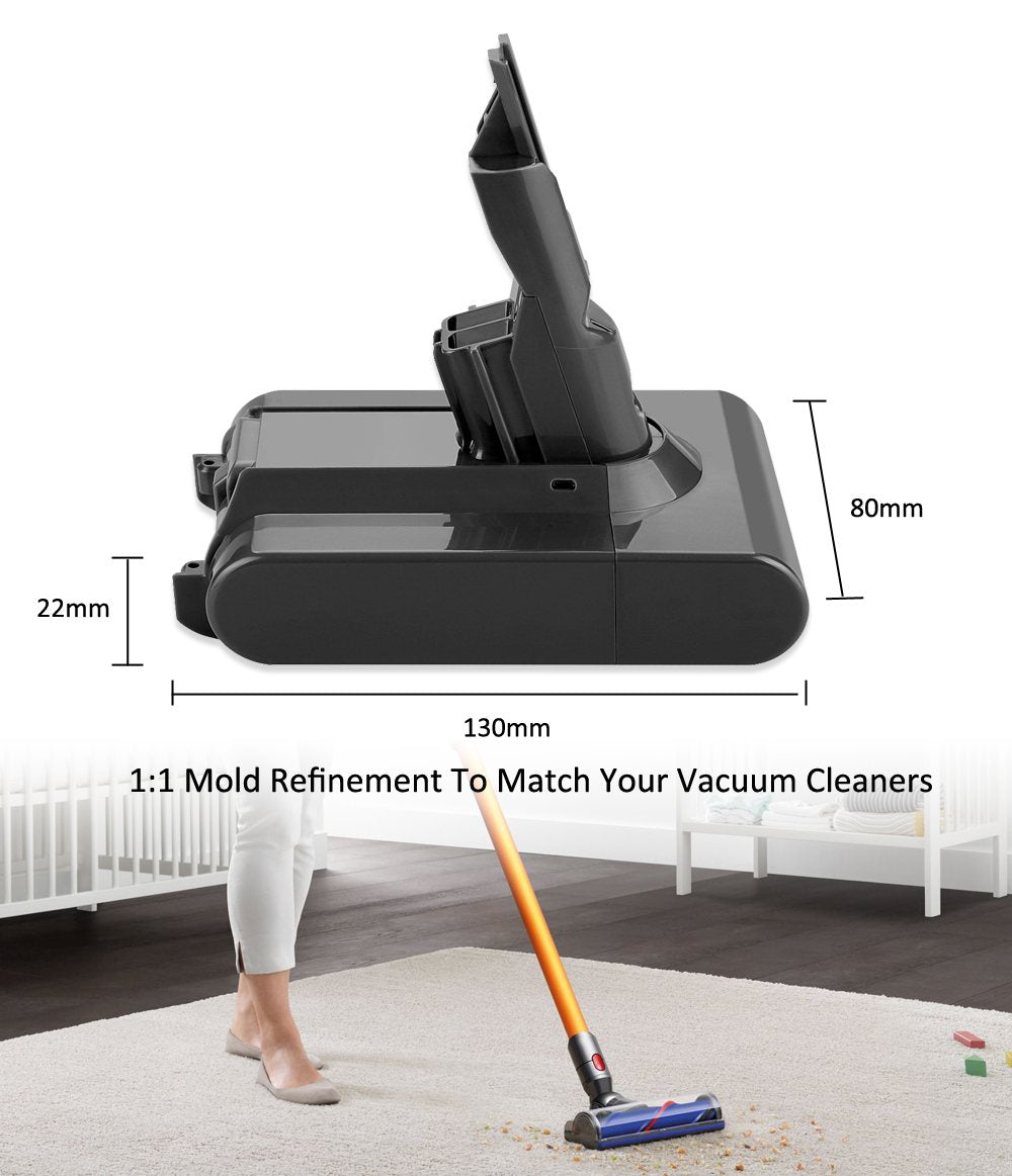 KingSener 3000mAh V7 SV11 Vacuum Cleaner Battery For Dyson V7