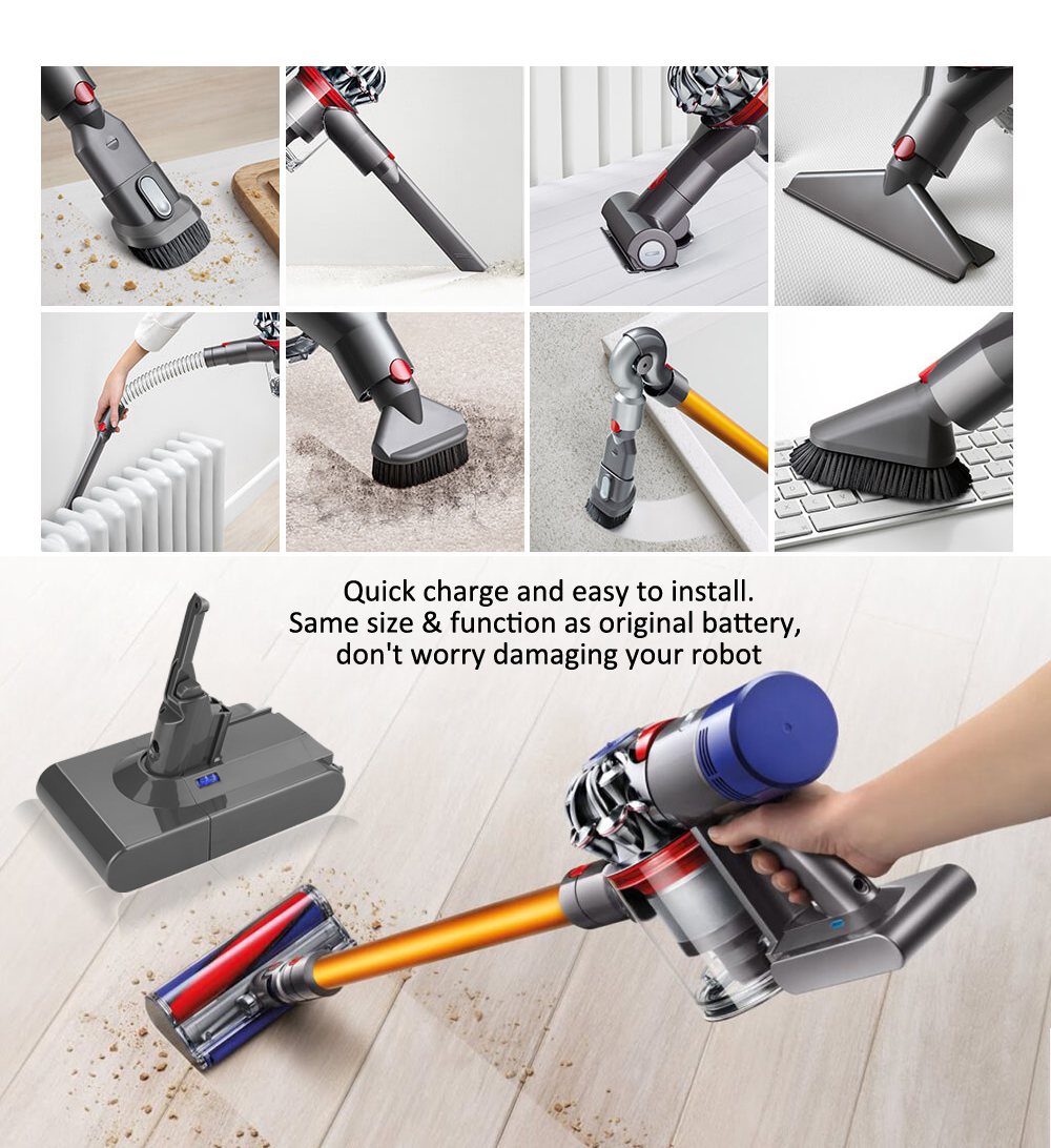 Dyson-V7-3000mAh-Vacuum-Cleaner-Battery