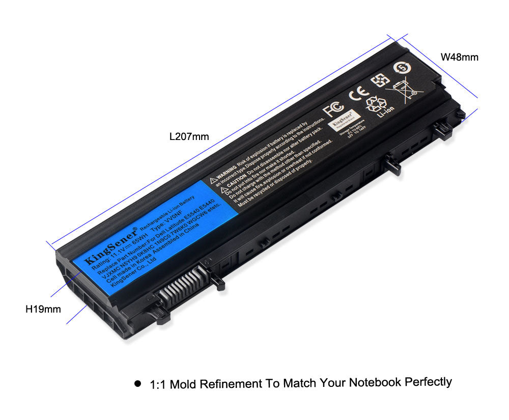 Dell-Latitude-VV0NF-65WH-6 Cells-laptop-Battery