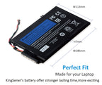 Kingsener EL04XL Laptop Battery for ENVY 4-1126TU 4-1151er 4-1007TX 4-1008tx 4-1218TU 4-1030US HSTNN-UB3R 681949-001