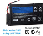Kingsener EL04XL Laptop Battery for ENVY 4-1126TU 4-1151er 4-1007TX 4-1008tx 4-1218TU 4-1030US HSTNN-UB3R 681949-001