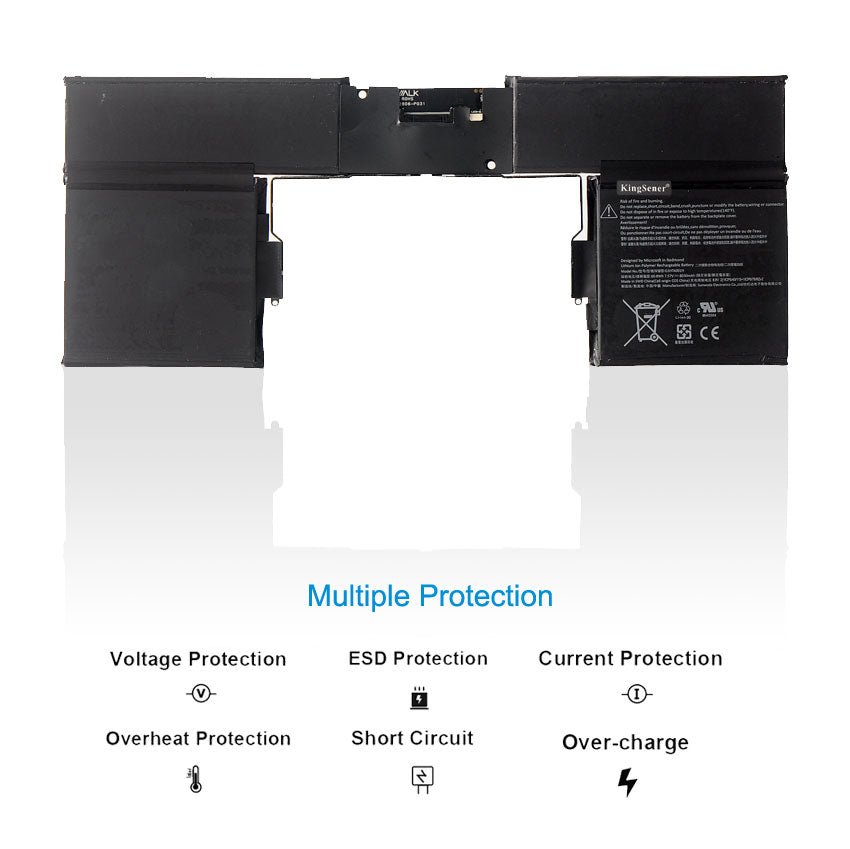KingSener G3HTA001H Keyboard Battery for Microsoft Surface 60.8Wh ...