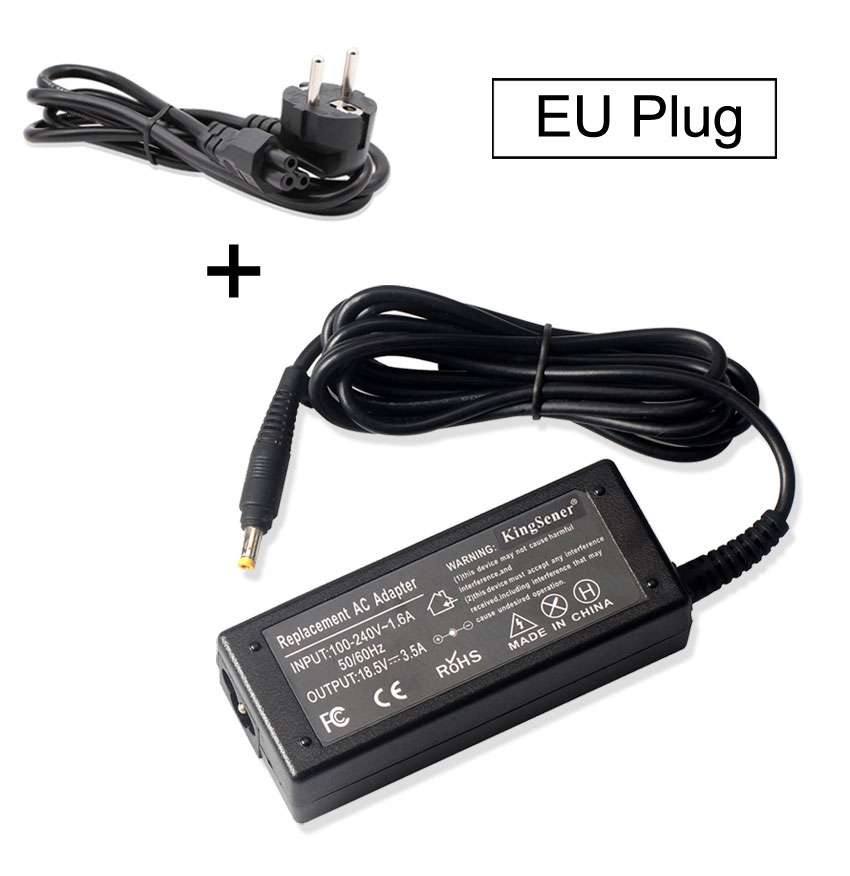 Kingsener 18.5V 3.5A 65W Replacement Laptop Charger AC for HP Power Adapter Compaq 6720s 500 510 520 530 G3000 4.8*1.7mm