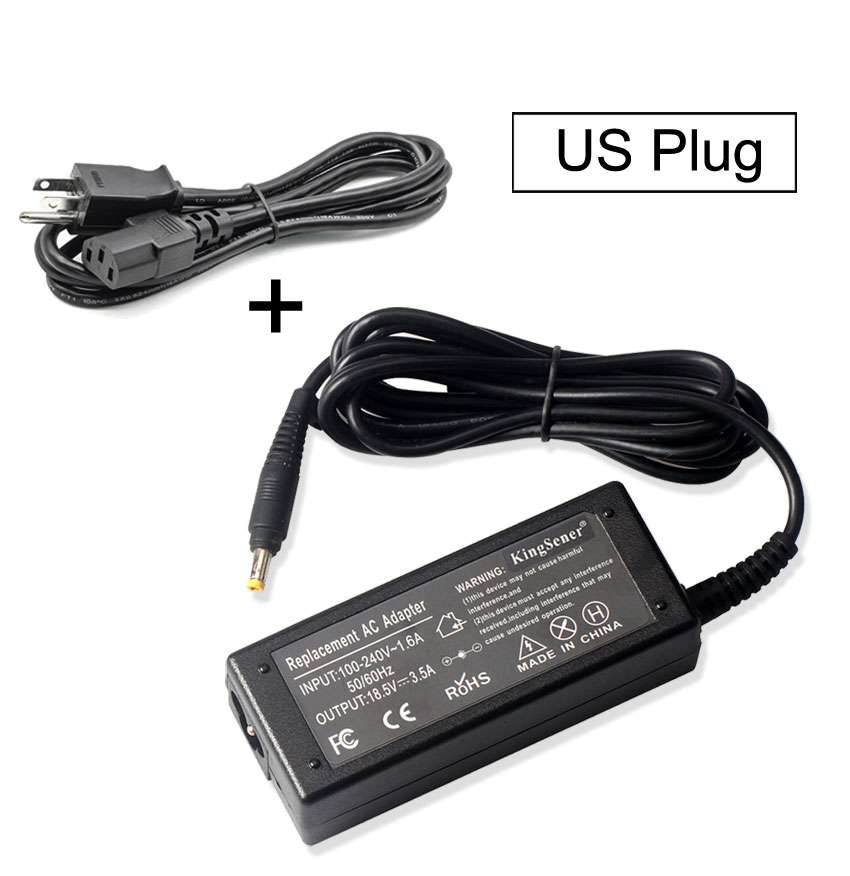 Kingsener 18.5V 3.5A 65W Replacement Laptop Charger AC for HP Power Adapter Compaq 6720s 500 510 520 530 G3000 4.8*1.7mm