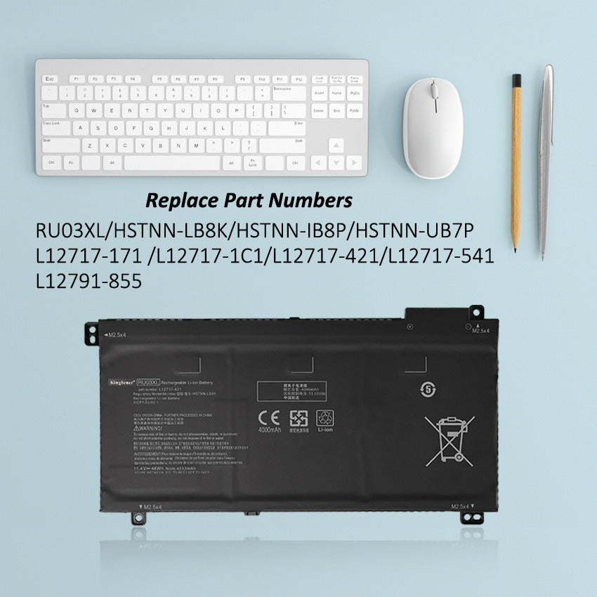 48Wh RU03XL Laptop Batterij voor HP Probook X360 11 G3 G4 G5 G6 EE Education Edition X360 440 G1 L12791-855 L12717-421 L12717-541 L12717-171 L12717-1C1 HSTNN-IB8P HSTNN-IB8K HSTNN-LB8K HSTNN-UB7P 48Wh RU03XL Laptop Batterij voor HP Probook X360 11 G3 G4 G5 G6 EE Education Edition X360 440 G1 L12791-855 L12717-421 L12717-541 L12717-171 L12717-1C1 HSTNN-IB8P HSTNN-IB8K HSTNN-LB8K HSTNN-UB7P