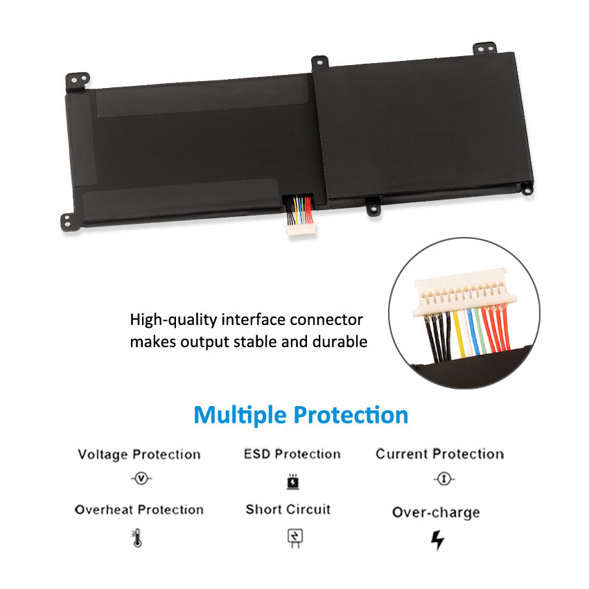 Hasee-KINGBOOK-SQU-1609-7560mAh-82.49WH-Laptop-Battery