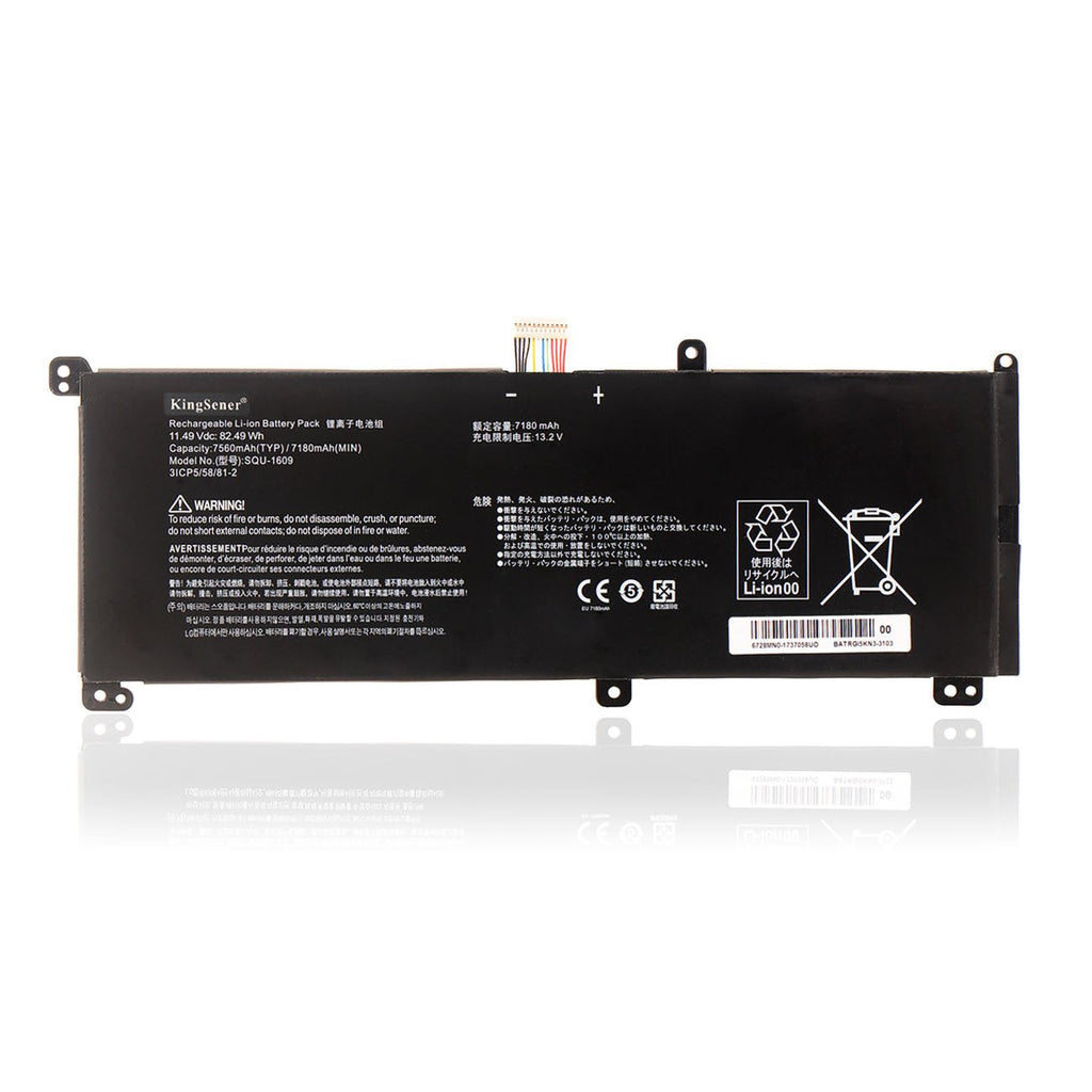 Hasee-KINGBOOK-SQU-1609-7560mAh-82.49WH-Laptop-Battery