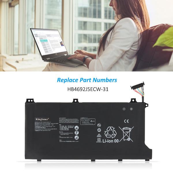 Huawei MateBook D 15 Akku - Kompatibel Mit MagicBook VLT-W50 Series, 11.46V 42Wh