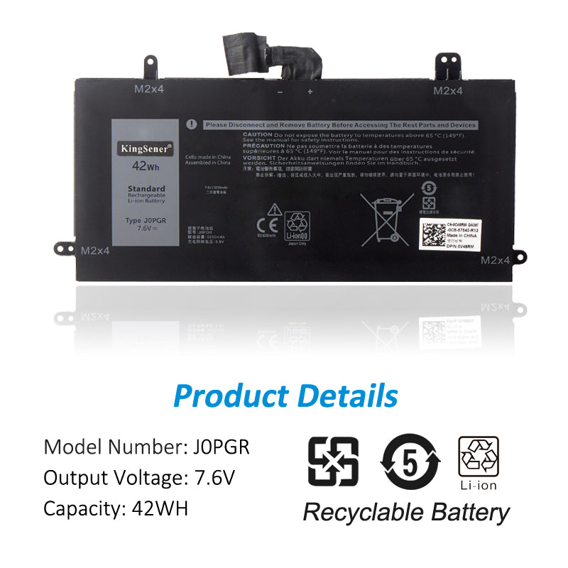 DELL-Latitude-J0PGR-42WH/5250mAh-Laptop Battery
