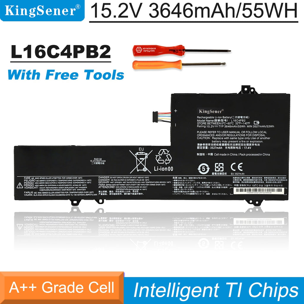 Kingsener-L16C4PB2-laptop battery-3646mAh