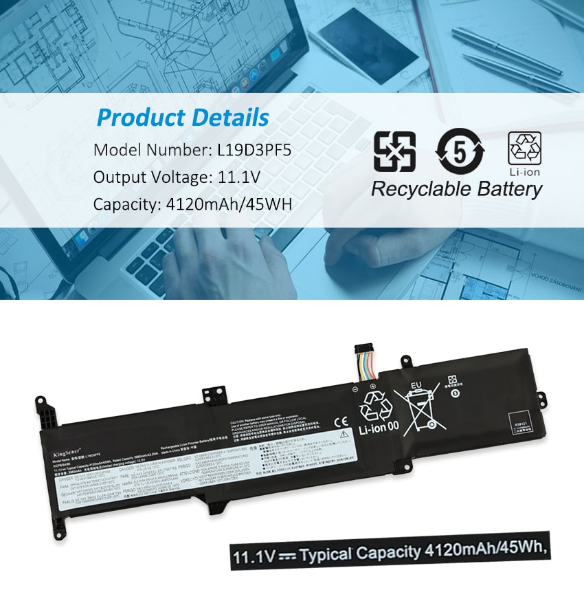 Kingsener-L19D3PF5-laptop battery-4120mAh