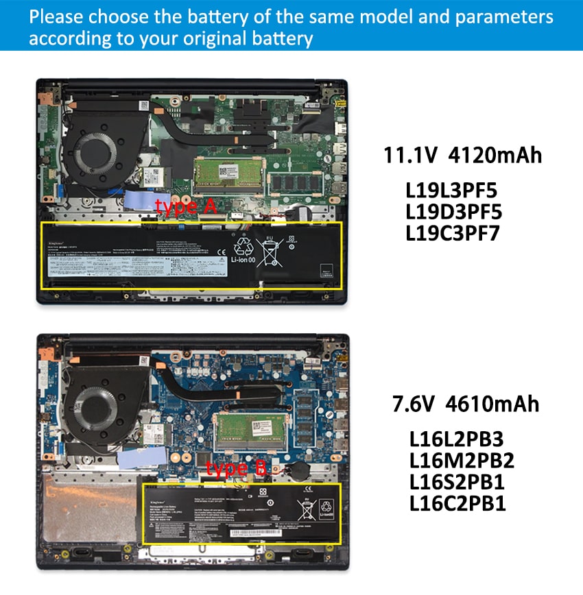 Kingsener-L19D3PF5-laptop battery-4120mAh