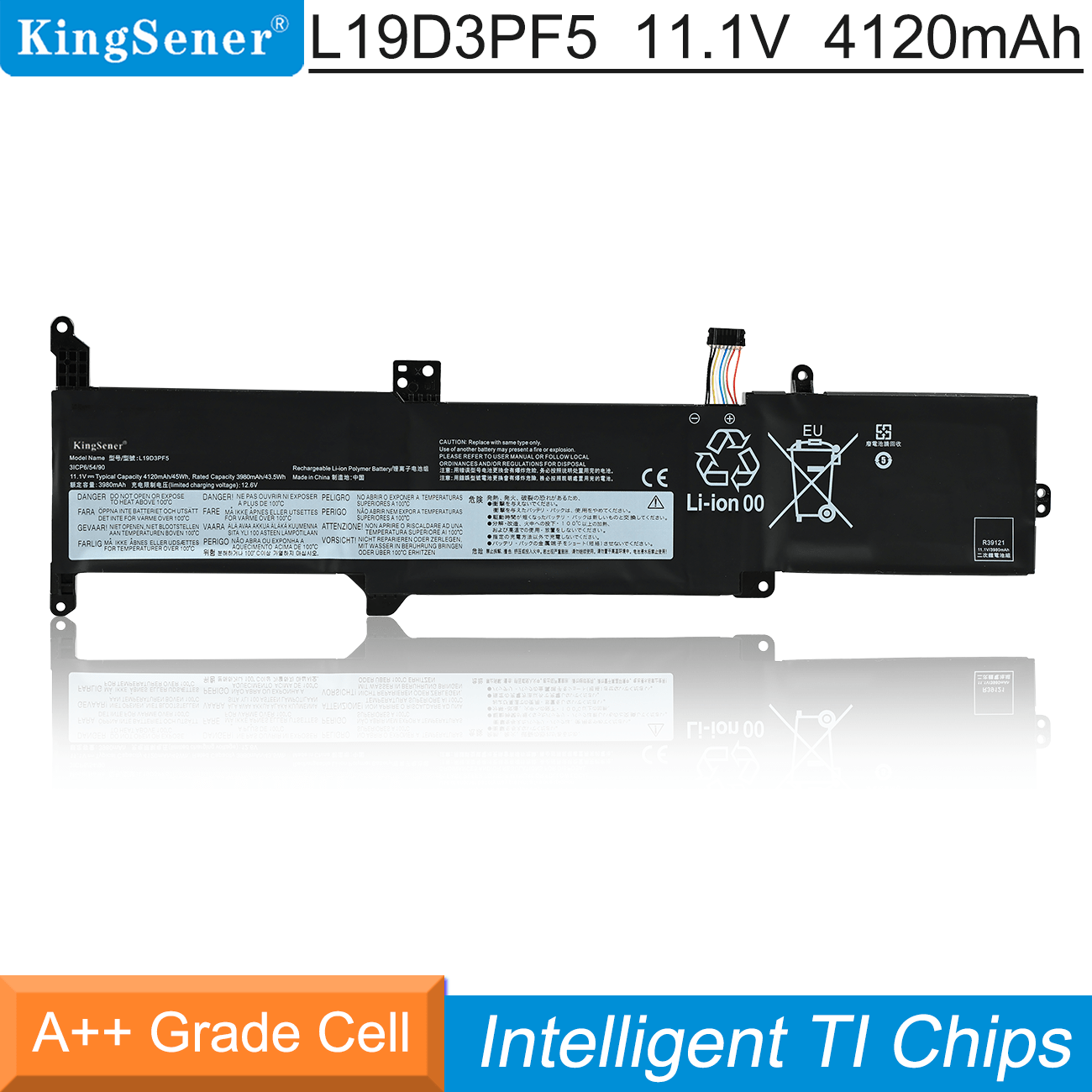 Kingsener-L19D3PF5-laptop battery-4120mAh