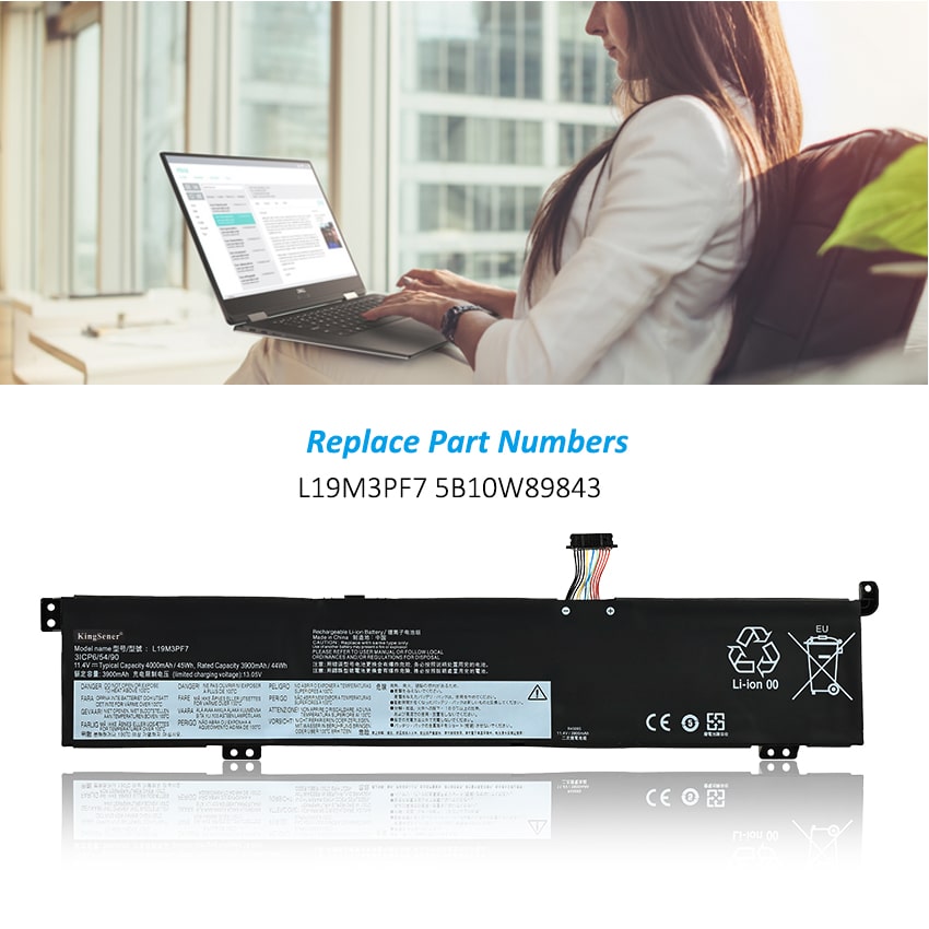 Kingsener-L19M3PF7-laptop battery-4000mAh