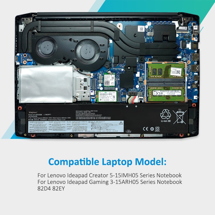 Kingsener-L19M3PF7-laptop battery-4000mAh