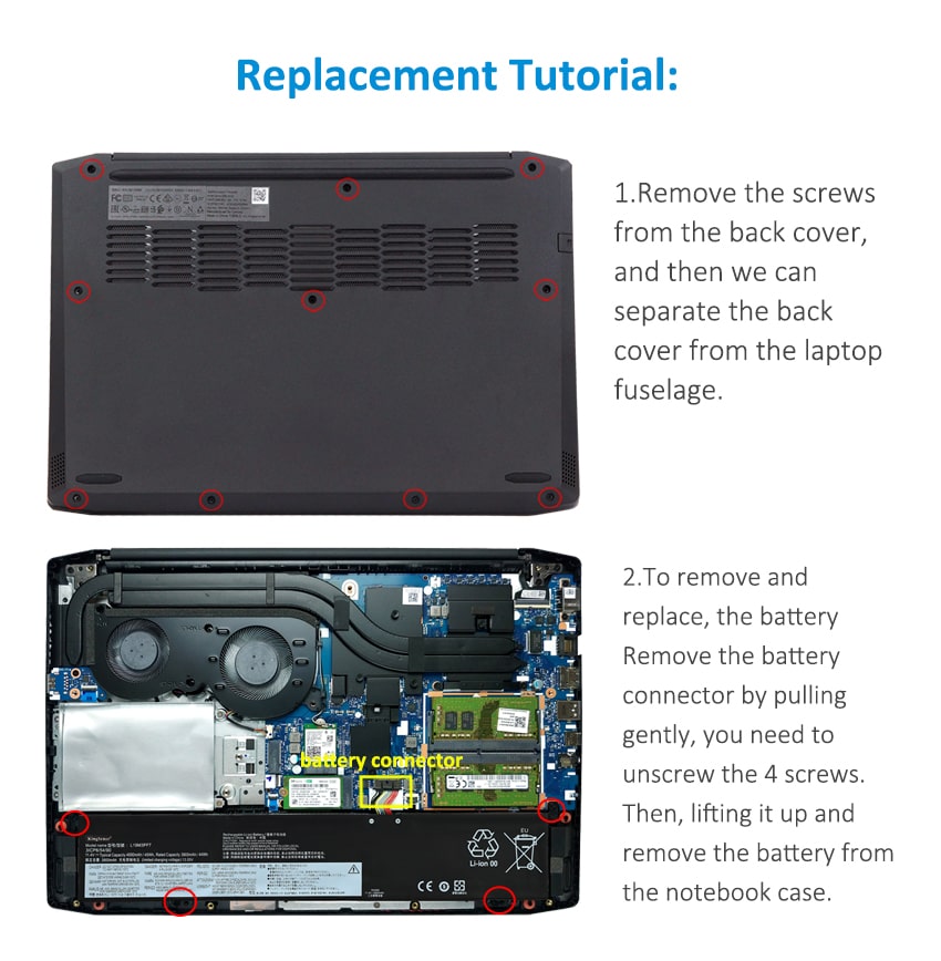 Kingsener-L19M3PF7-laptop battery-4000mAh